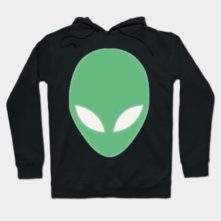 Green Alien Dude Who Comes In Peace Hoodie